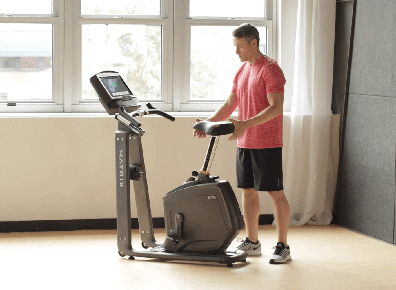 Matrix Upright Bike in Home