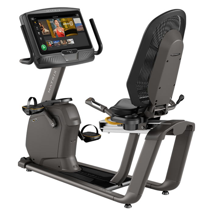 Matrix R50 Recumbent Bike with 22`` Touchscreen XUR Console